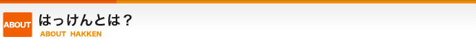 はっけんとは？